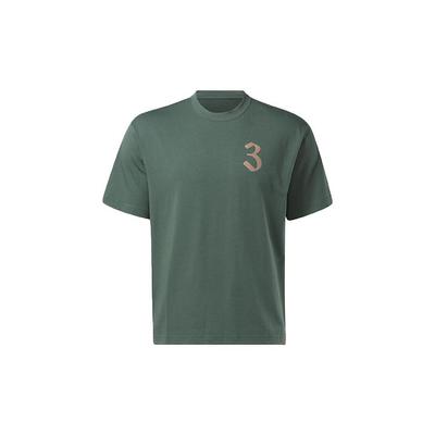 Reebok American Vintage Printed Crew Neck Short Sleeve T-Shirt Unisex T-Shirt Army-Green II3254