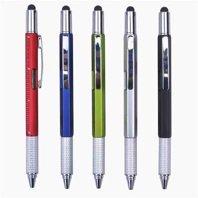 Kugelschreiber Füllstandsanzeige Skala Schraubendreher Werkzeug Touch Kondensator Stift Bürobedarf Multifuncationa