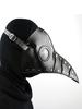 Grappig Middeleeuws Pestdoktersmasker Leer Zwart Snavelmasker Dokter Halloweenmasker Steampunk PU Vogels Cosplay Doctour De Peste