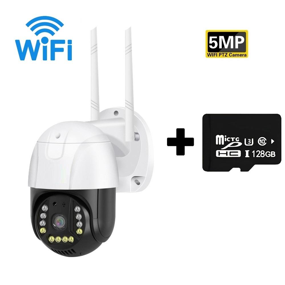 4G/WiFi Network Camera - 5MP HD Lens, Smart Night Vision, Waterproof & Alarm, Security Surveillance Cam