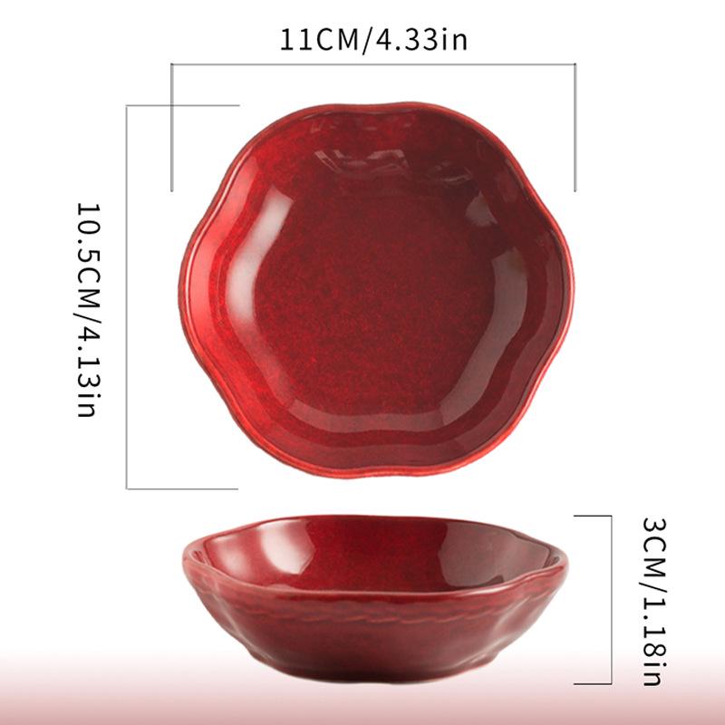 INS Jewelry Tray: Kiln-Fired Ceramic Dish for Home Entrance, Ornament Display, Ring & Earring Storage.