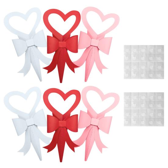 

6 шт. Одноцветные рукава для цветов, оберточная бумага для букетов, подарочная коробка в форме сердца для годовщины, дня рождения, праздника, Рождества, Дня благодарения 6pcs