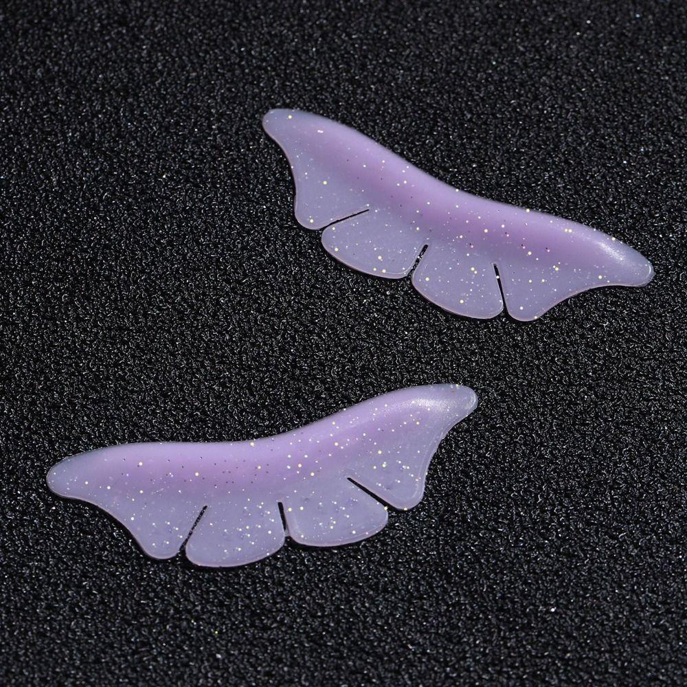 Glitter Lash Lifting Pads Butterfly Shaped Eyelash Shims  Eyelash Accessories