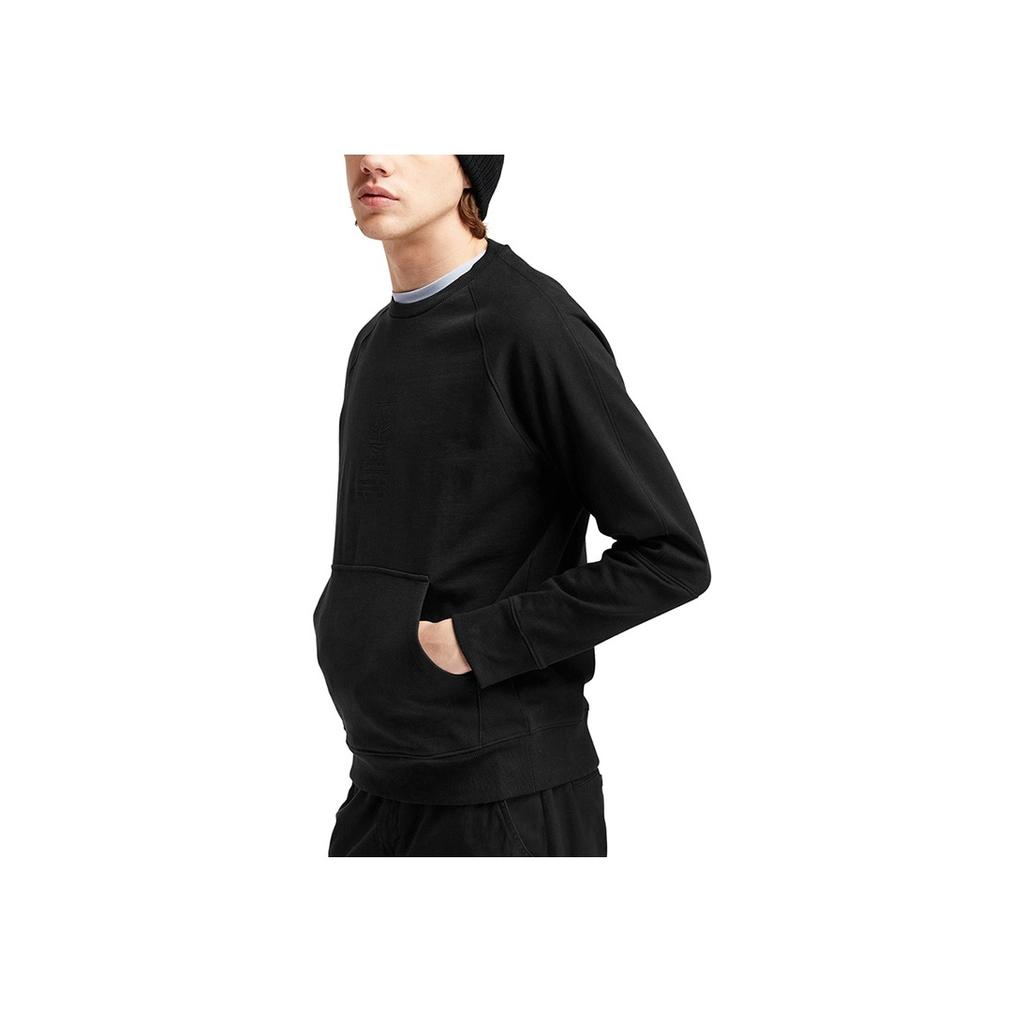Timberland Embroidered Logo Casual Crewneck Sweatshirt Men sweatshirt Black A2D3J-001