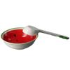 Coffee Watermelon Strawberry Shaped Cereal Bowl Large Ceramic Ramen Spoon Long Handle Cute Home