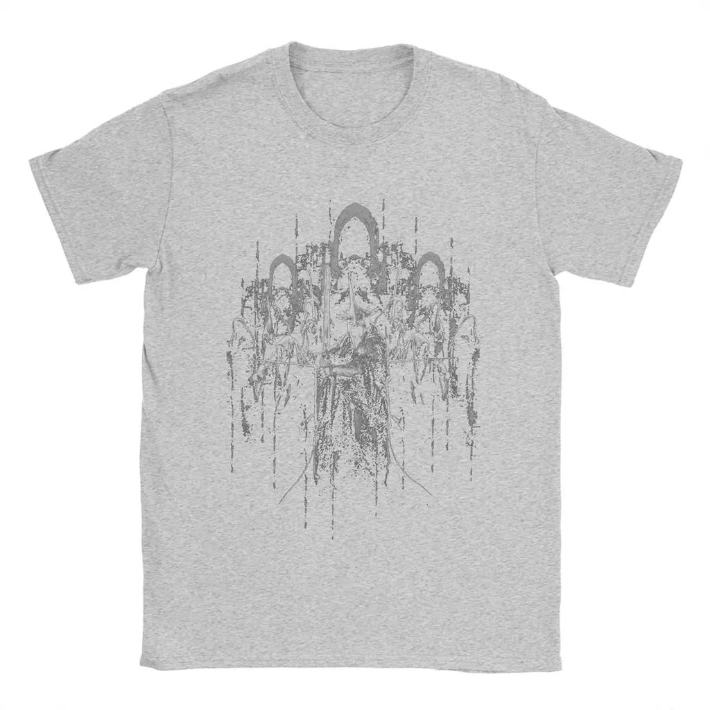 Men's Summer Cotton T-shirt Mordor L-Lords R-Rings Fun Printed T-shirt Short Sleeve T-shirt Crew-neck Top Gift