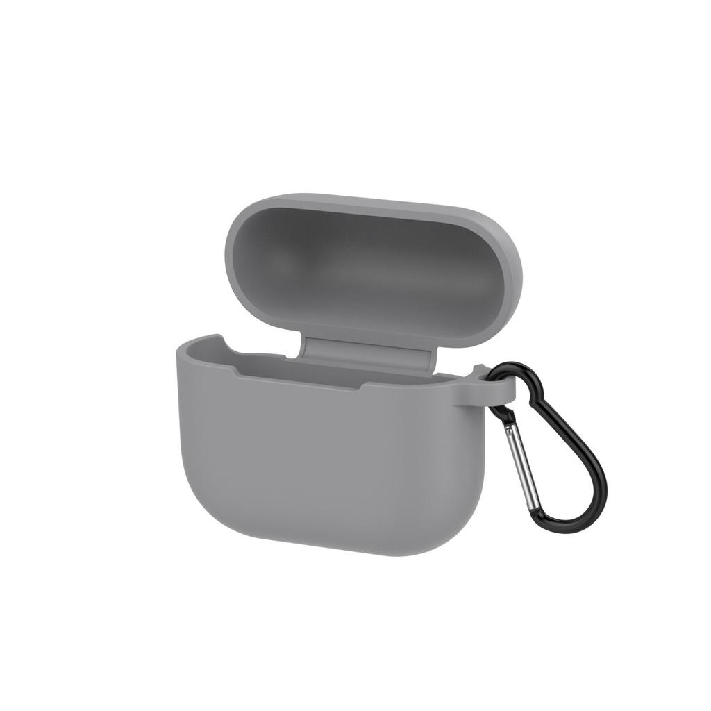 Silicone Case Compatible for 3 2021 Full Protective Cover Wireless Earphone Case Shockptoof Cover with Carabiner