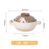 Spodumene Pots for Cooking 2.2L Casserole Ceramic Clay Pot for Cooking Cookware Pots and Pans High Temperature Cooking Crock Pot