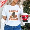 Baby Punch Monkey - Trendy Harajuku Short-Sleeved Shirt for Both Unisex and WoUnisex, Patterned, 100% Cotton T-Shirt