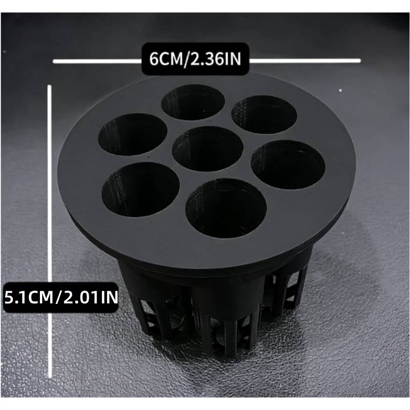 

1pc 7 Grid Hydroponic Planting System Transparency Closed Hydroponic Planting Box For Root Growth Gardening Accessories