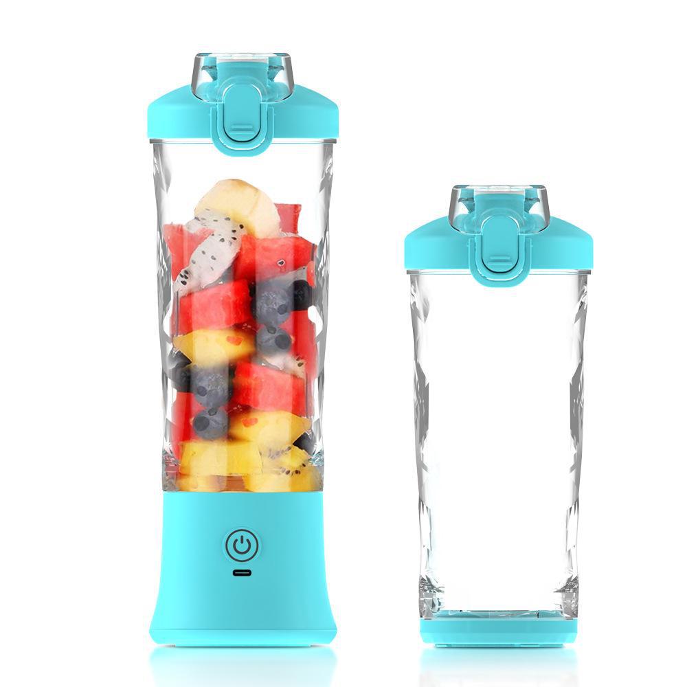 Portable Rechargeable Juicer: 600ml, Multi-Function Ice Fruit Crusher