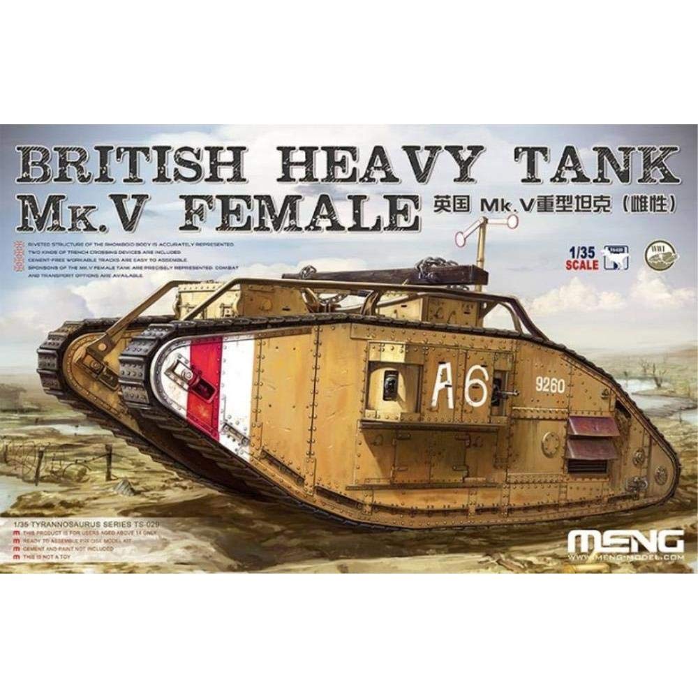 

British Heavy Tank Plastic Model 1/35 Mk.V (Female)