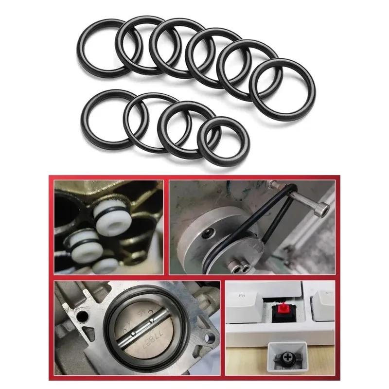 CS 2.4mm Nitrile Rubber O-Ring Set Waterproof High Pressure Sealing Gaskets Industrial Seal Ring Repair Kit
