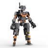 Assembled Building Block Mini Agent Orange Mecha Robot Model M Compatible With Lego Creative Assembling Series