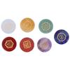 7 Chakra MultiStone Pyramid Colorful Stone Natural Gemstones Decoration Ornaments