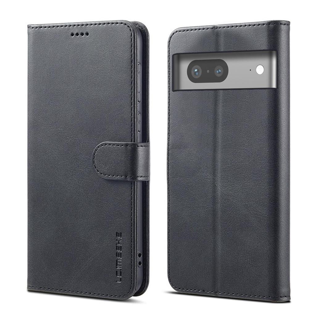 PU Leather Flip Wallet Phone Case for Google Pixel 7 Shockproof TPU Inner Cover