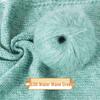 Blue Tear Spray Mohair Yarn: Gold-Thread Starry Sky Series for Chunky Knit Scarves