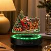 Christmas Magnetic Levitation Display Stand Floating Ornament Tray for Home Bedroom Desk Decor Gift
