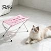 Small Dog Grooming Tool Pet Table with Foldable Stand, Adjustable Strap, Cat Hammock, 8-Hole Care Supplies Washing Station for Bathing, Nail Trimming
