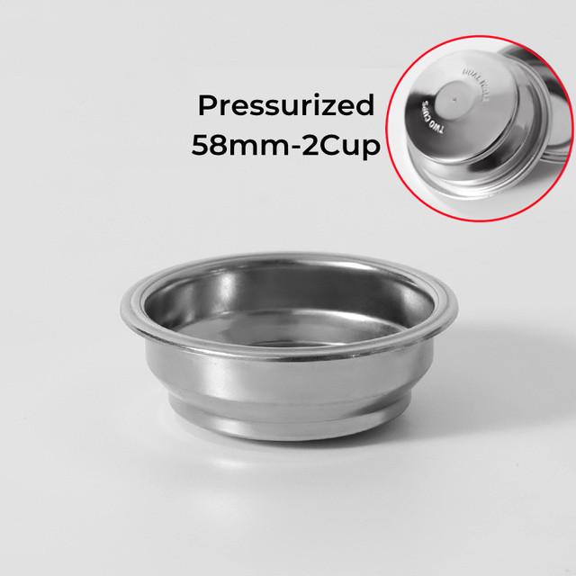 Kaffeefilterkorb für Delonghi Breville Expobar FAEMA Espressomaschinenzubehör, Nicht-Druckbeaufschlagter Ersatz, 51 mm, 54 mm,