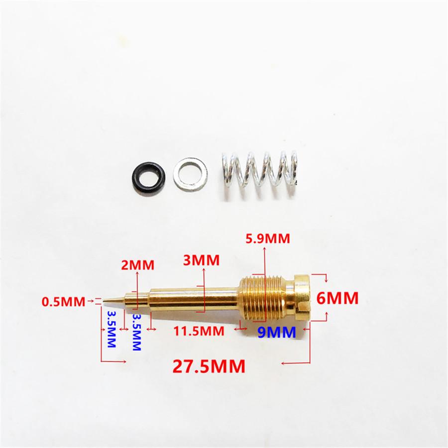 Motorcycle Carburetor Repair Kit W/ Plunger Assembly Float For 89-98 Honda PC800