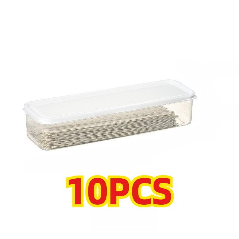 510 шт Многоразовый пластиковый контейнер для хранения овощей квадратный ручная мойка многоцелевой откидной криспер подходит для зелени зелёный 3490₽