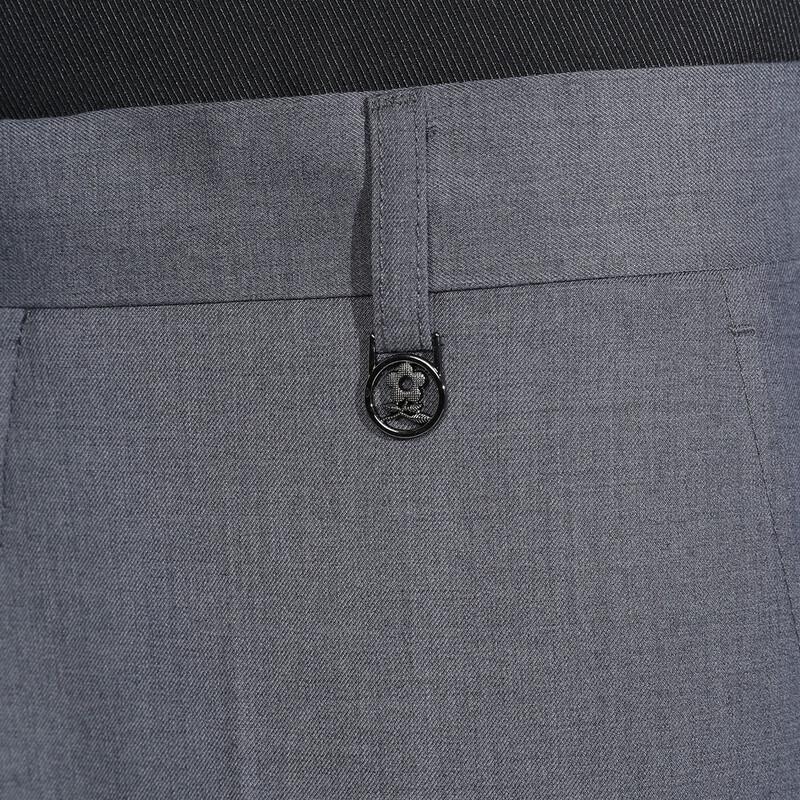 MONTAGUT Men's Soft & Breathable Straight-Leg Business Trousers