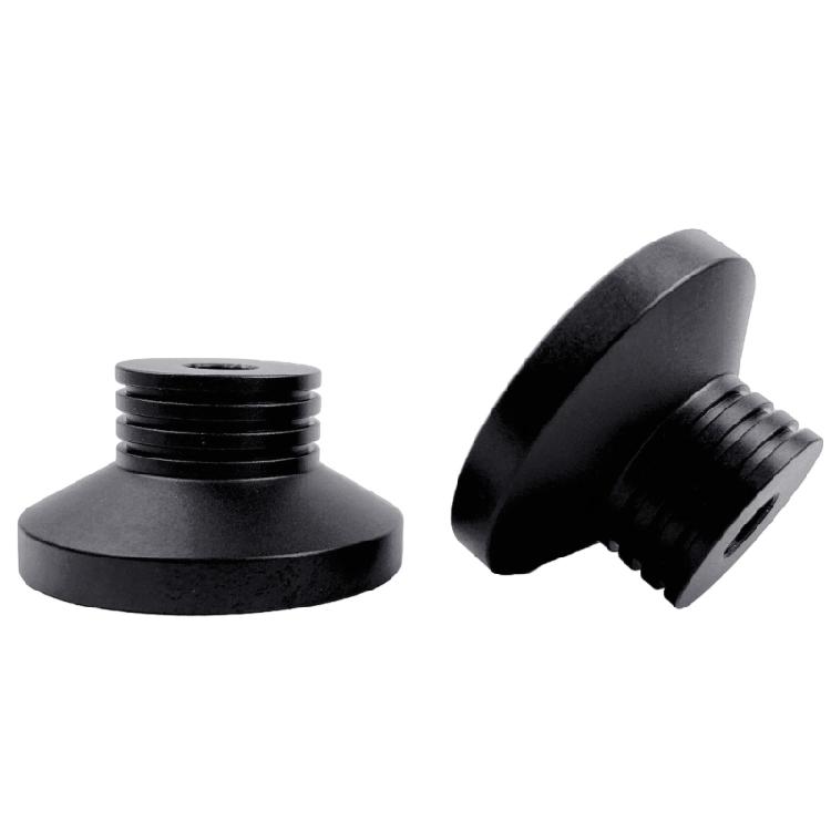 Black Record Weight Clamp Aluminum Disc Stabilizers for 7inch 45RPM Records Elevates Listenings