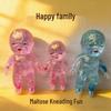 Crystal Decompression Doll: Natasha Squeeze Toy - Slow Rebound Black Figure