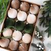 Christmas Balls Ornaments 3.1inch Flocking Globes Set Christmas Ball Decorations For Home Workplace Dance Party Yard Indoor