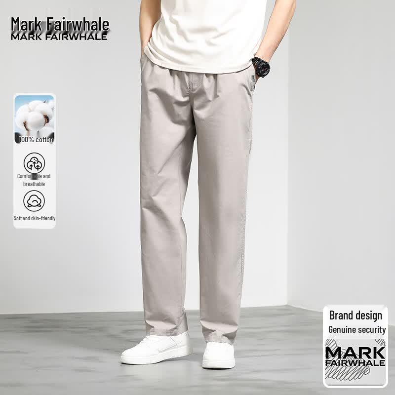 MARK FAIRWHALE Men s Japanese Style Cotton Casual Straight Pants 4XL