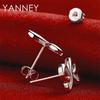 Exquisite 925 Sterling Silver Double Heart Earrings for Women, Fashionable Jewelry for Weddings and Parties