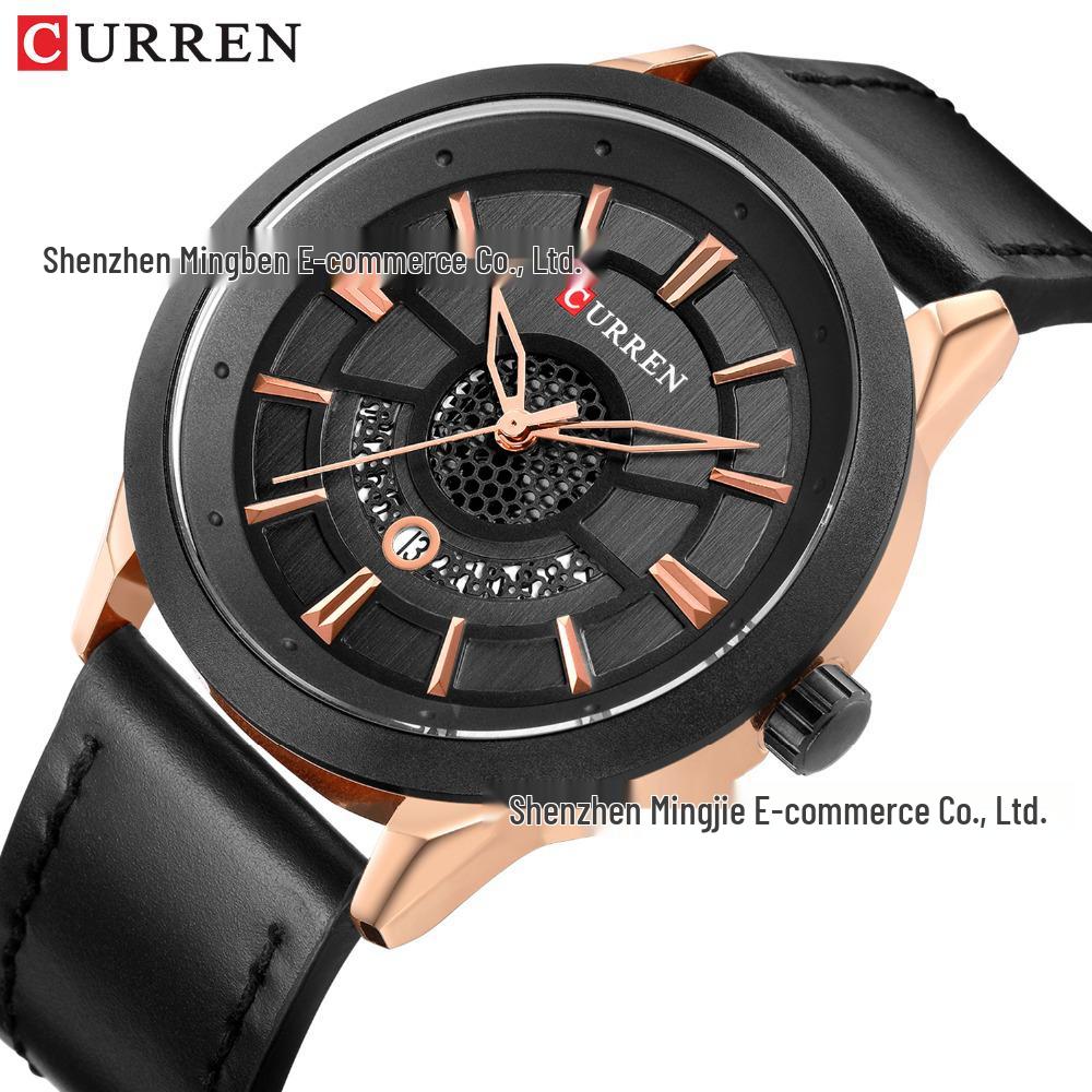CURREN 8330 Men's Casual Waterproof Quartz Calendar Watch