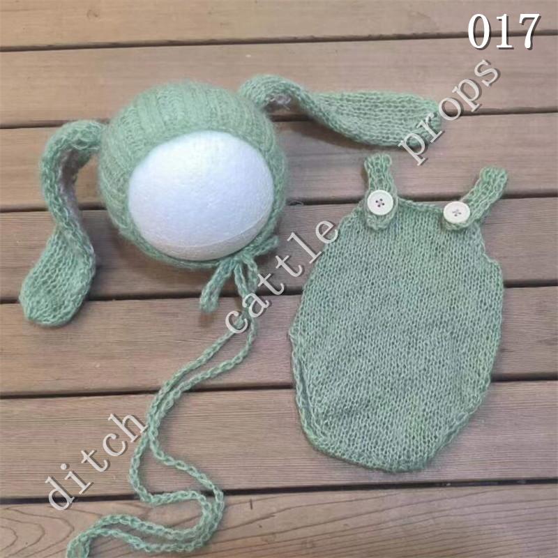 Newborn Photography Props Mohair Shorts Rabbit Big Ear Hat Studio Clothing