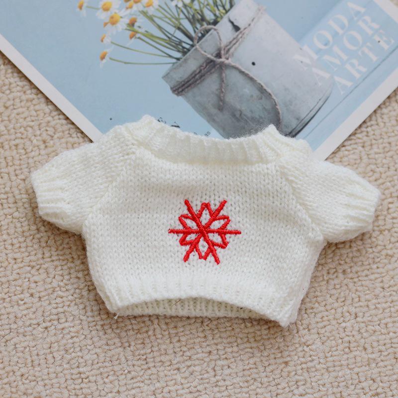 20cm Cotton Doll Accessories: Plush Dog Sweater, Scarf, Hat Set