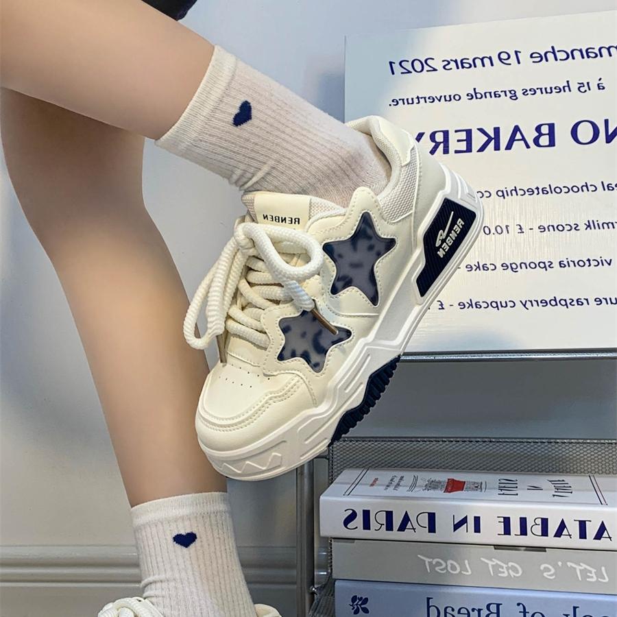 Fashion Shoes Woman 2025 All-Match Clogs Platform Slip On Sneakers Modis Autumn New Small Creepers Sports Cute Fall Women Shoes Autumn A