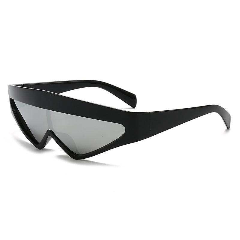 Futuristic European-American One-Piece Triangle Sunglasses