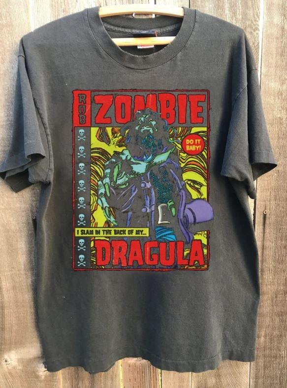 

Rob Zombie Dragula T shirt Rock and Roll Music Band Classic Shirt S5XL WA0165 Unisex T-Shirt S