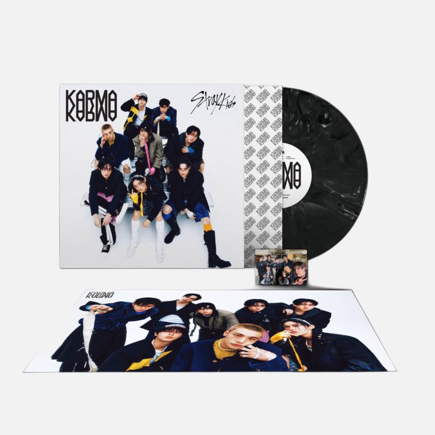 [VORBESTELLUNG] Stray Kids – 4. Vollalbum [KARMA] LP (Graphitfarbe / Fotokarte)