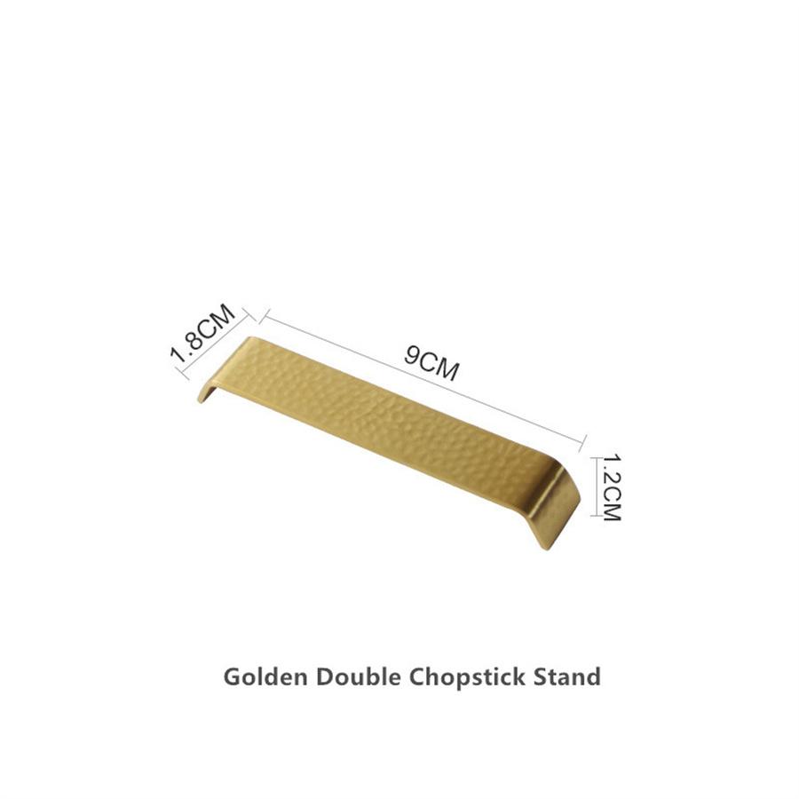 304 Stainless Steel High-end Western Food Table and Chopstick Holder, Light Luxury Shared Spoons and Chopsticks