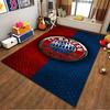"FC Bayern Munich Logo Carpet, Red and Blue Background Design" Suitable for Use As an Anti-slip for Living Room Bedroom Sofas