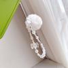 Hair Ball Beaded Phone Straps Sweet Girl Cellphone Pendant Mobile Phone Chain  Bag Pendant