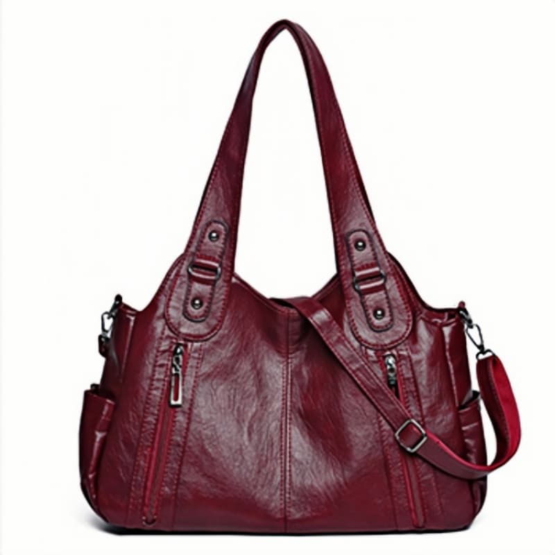 

Сумка-тоут европейская и американская ретро наплечная сумка красный