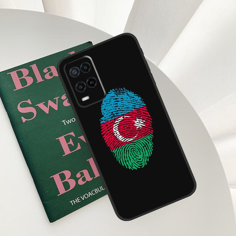 Azerbaijan Flag For OPPO A40 A60 A80 A5 A6 Pro A15 A17 A57 A16 A76 A96 A18 A38 A58 A78 A98 A54 A74 A94 Case