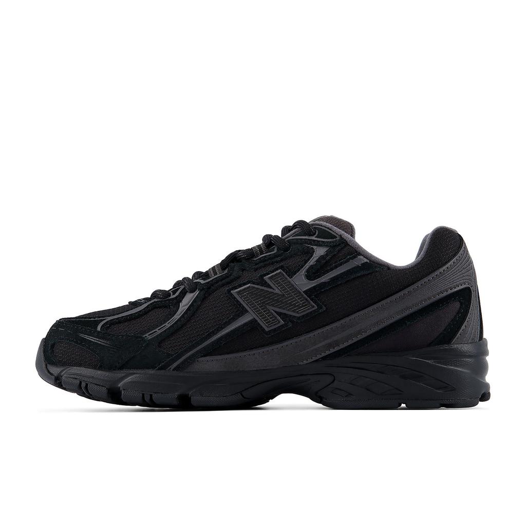 New Balance 740 Sneakers Suede Textile Black
