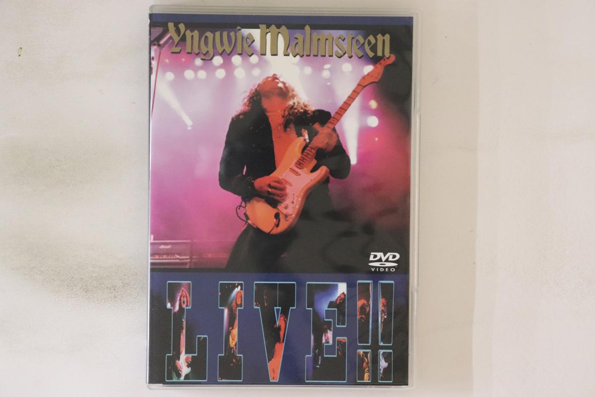 

DVD YNGWIE MALMSTEEN - Live!! PCBP50512 Canyon Internat 2002 Japan Music Video Used