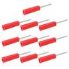 10pcs Banana Jack Wire Piercing Probe PVC Appearance 2mm 0.08in To 4mm 0.16in Conversion Insulation Pins for