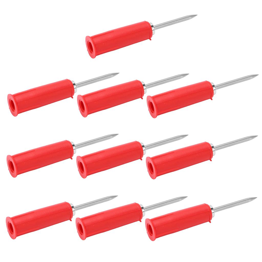 10pcs Banana Jack Wire Piercing Probe PVC Appearance 2mm 0.08in To 4mm 0.16in Conversion Insulation Pins for