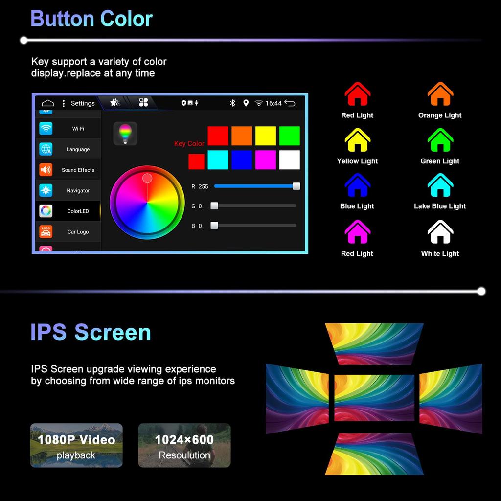 MISONDA IPS Android Car Radio Stereo for Toyota and Vigo with GPS and Android Auto Free Camera and Microphone 9-inch Fortuner, Hilux, Revo,
