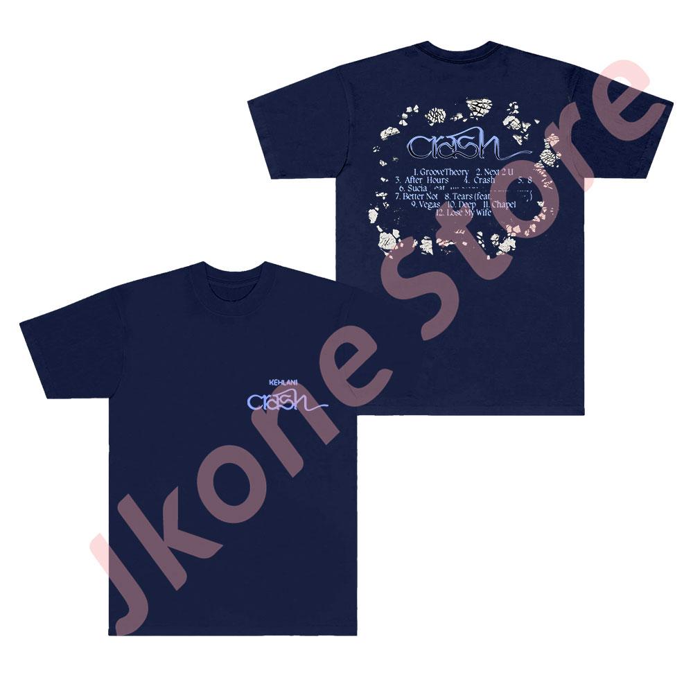 

Kehlani Crash Tracklist Tshirts 2024 Tour Merch Summer Women Unisex Fashion Casual Short Sleeve Tee Streetwear 4XL